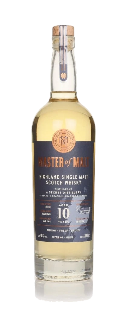 A Secret Highland Distillery 10 anos 2014 (Master of Malt)