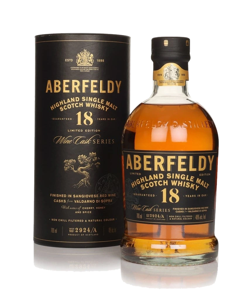 Aberfeldy 18 anos - Sangiovese Italian Wine Cask
