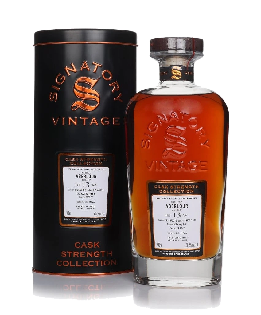 Aberlour 13 anos 2012 (cask 800272) - Cask Strength Collection (Signatory)