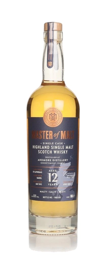 Ardmore 12 anos 2012 Single Cask (Master of Malt)