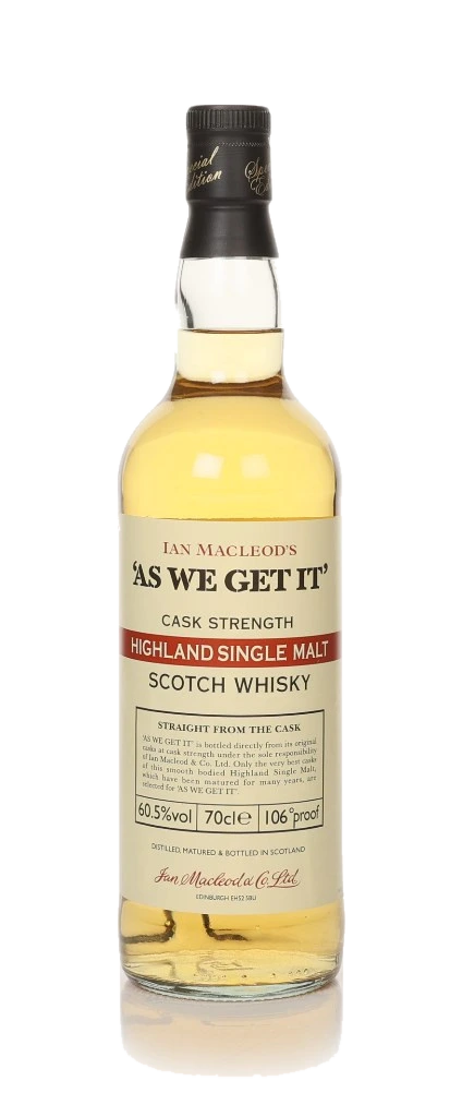 'As We Get It' Highland Single Malt (Ian Macleod)