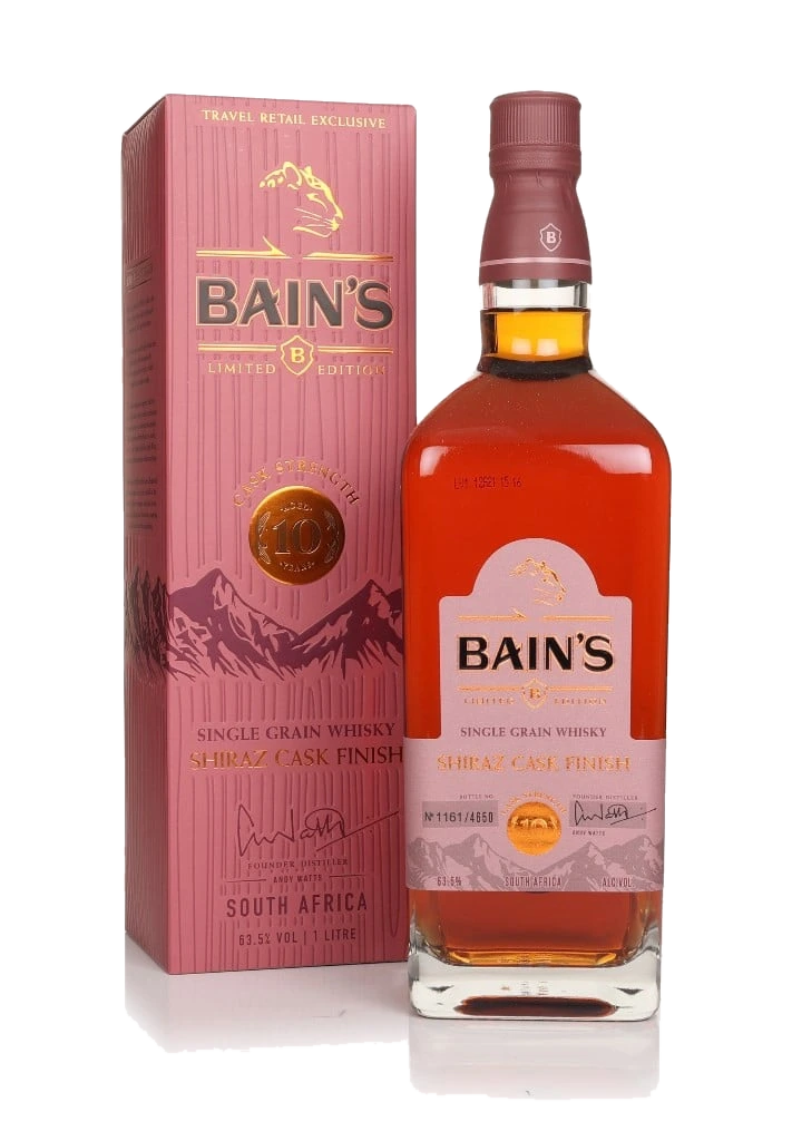 Bain’s Shiraz Cask 10 anos Single Grain