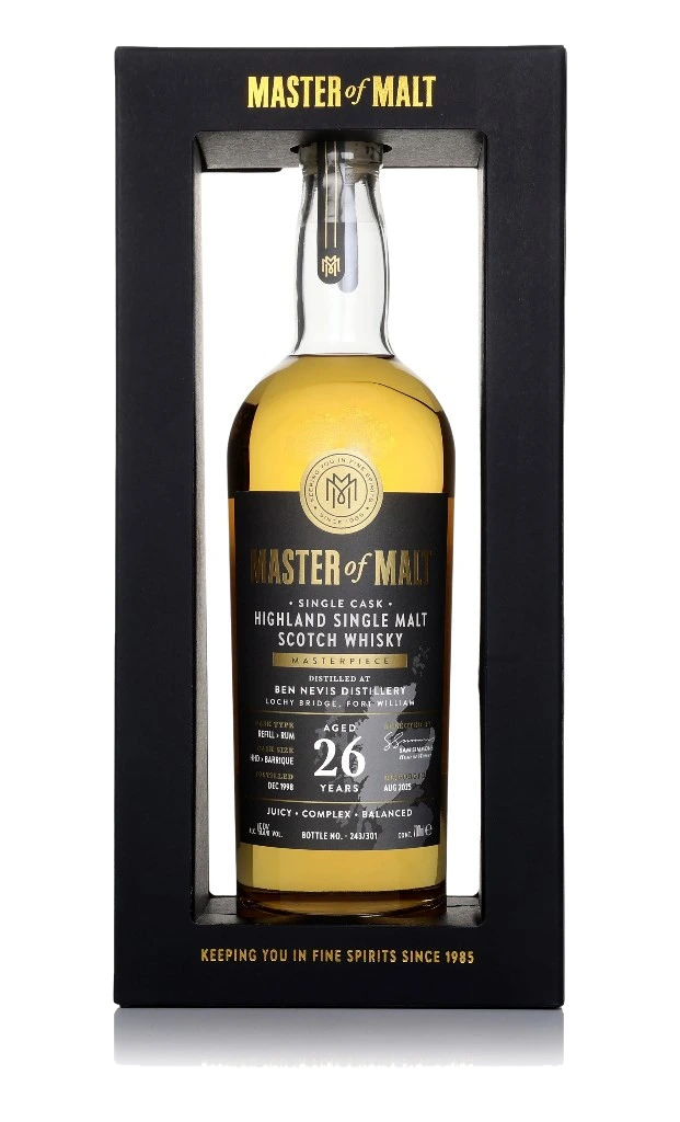 Ben Nevis 26 anos 1998 Single Cask - Masterpiece (Master of Malt)