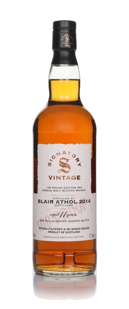 Blair Athol 11 anos 2014 - 100 Proof Edition #64 (Signatory)