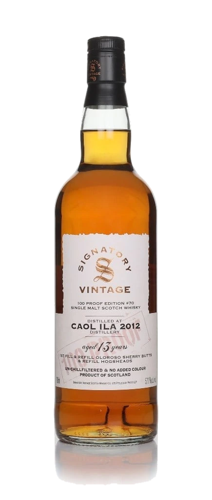 Caol Ila 13 anos 2012 - 100 Proof Edition #70 (Signatory)