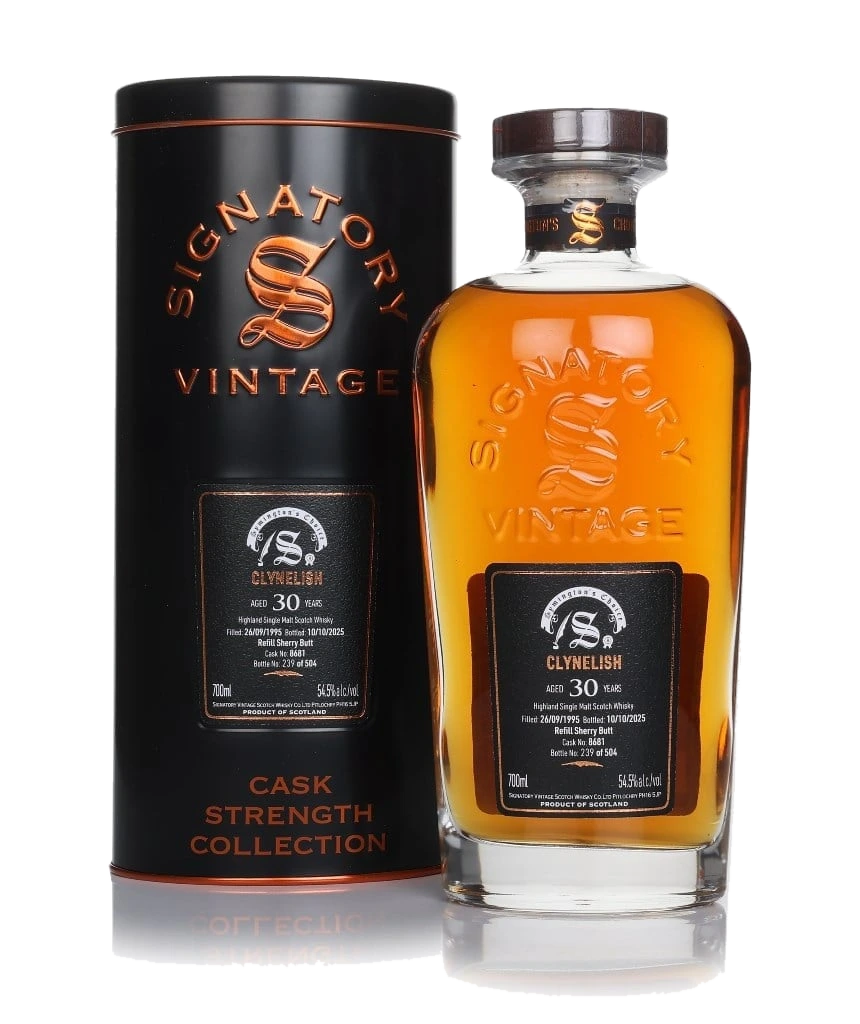 Clynelish 30 anos 1995 (cask 8681) - Cask Strength Collection (Signatory)