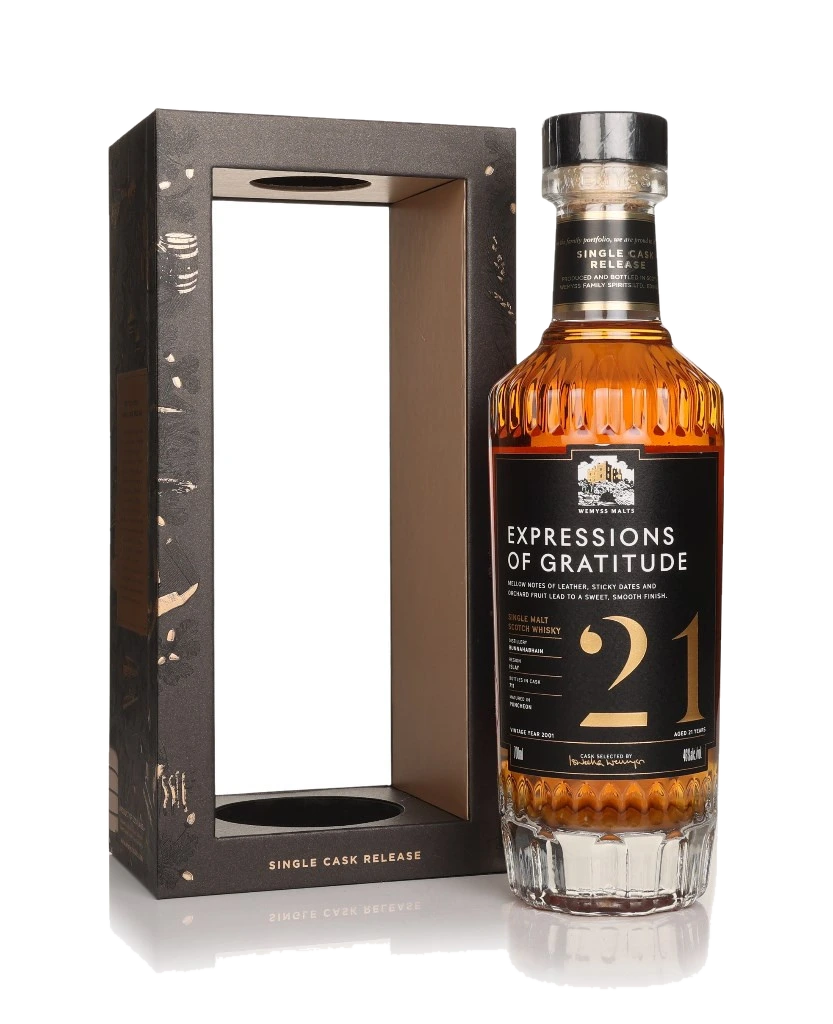 Expressions of Gratitude 21 anos 2001 - Wemyss Malts (Bunnahabhain)