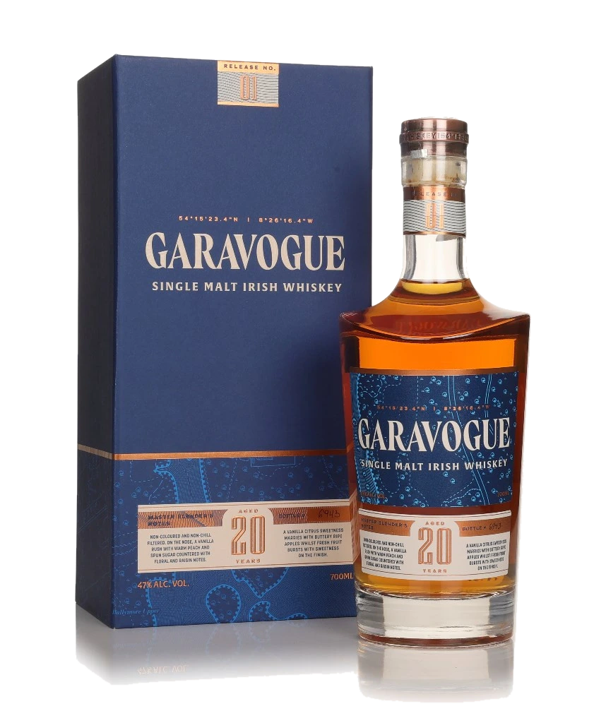 Garavogue 20 anos Irish Whiskey