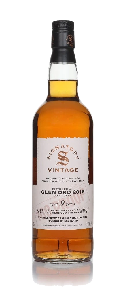 Glen Ord 9 anos 2016 - 100 Proof Edition #66 (Signatory)