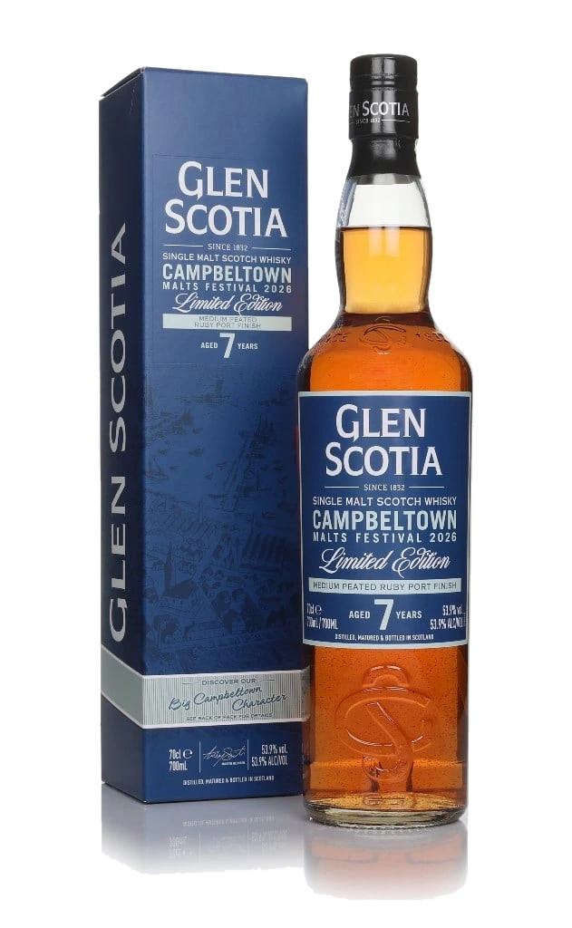 Glen Scotia 7 anos (Medium Peated Ruby Port Finish) - Campbeltown Malts Festival 2026