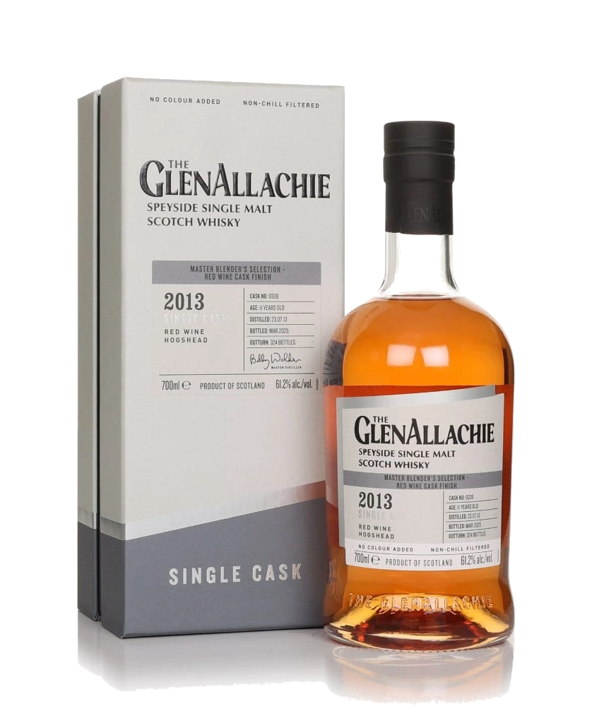 GlenAllachie 11 anos 2013 (cask 9339) - Red Wine Cask Finish