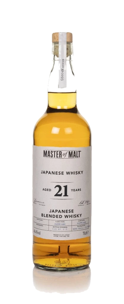 Japanese Blended Whisky 21 anos (Master of Malt)