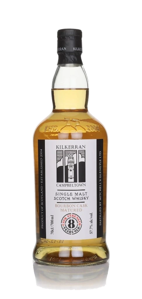 Kilkerran 8 anos Cask Strength - Bourbon Cask Matured (57.7%)
