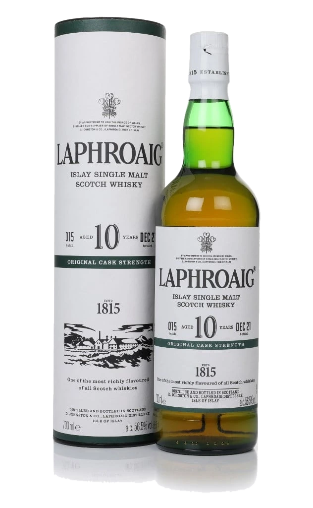 Laphroaig 10 anos Cask Strength Batch 015