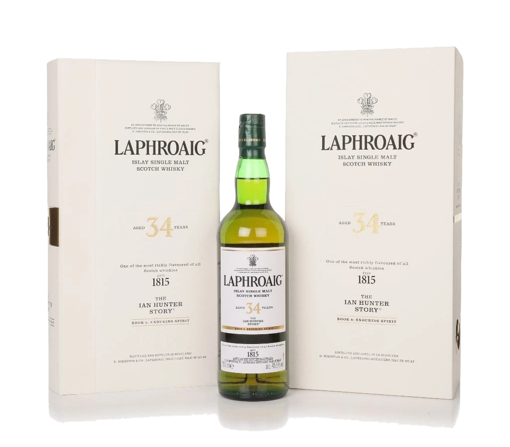 Laphroaig 34 anos - The Ian Hunter Story Book 5: Enduring Spirit