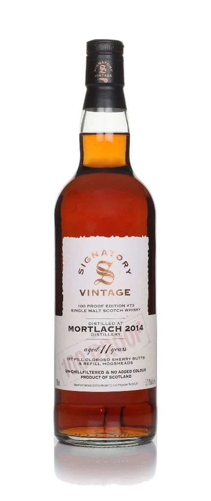 Mortlach 11 anos 2014 - 100 Proof Edition #73 (Signatory)