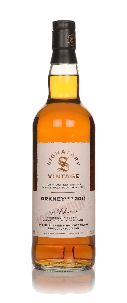 Orkney (HP) 14 anos 2011 - 100 Proof Edition #58 (Signatory)