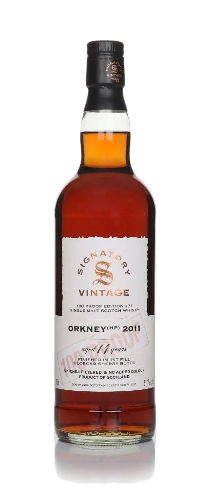 Orkney (HP) 14 anos 2011 - 100 Proof Edition #71 (Signatory)