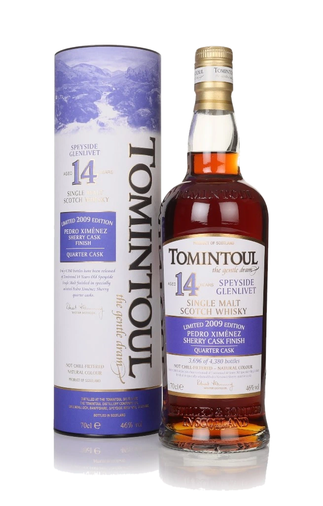Tomintoul 14 anos 2009 PX Sherry Quarter Cask Finish