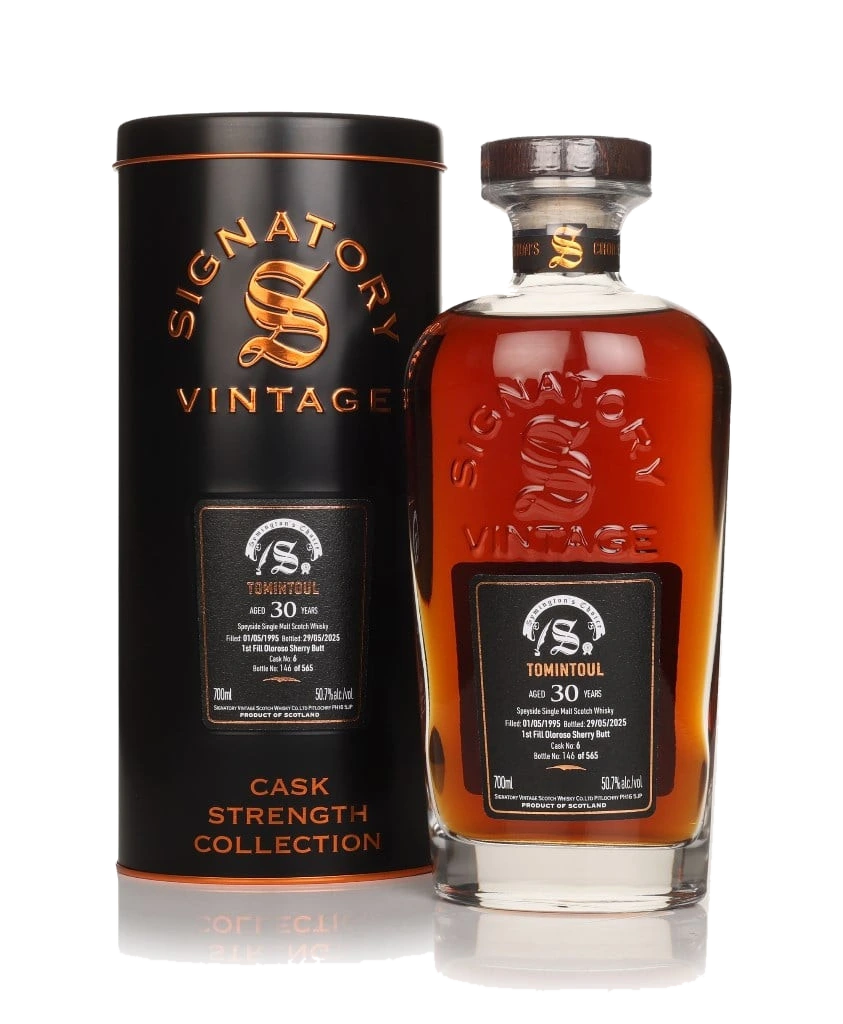 Tomintoul 30 anos 1995 (cask 6) - Cask Strength Collection (Signatory)
