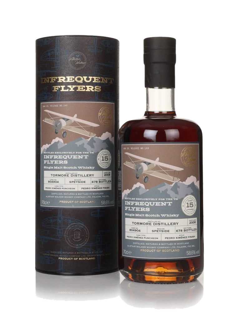 Tormore 15 anos 2008 (cask 804904) - Infrequent Flyers (Alistair Walker)