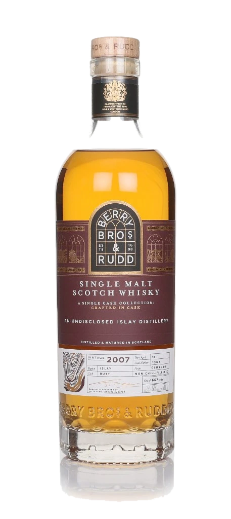 Undisclosed Islay 18 anos 2007 (cask 10009) - Berry Bros. & Rudd