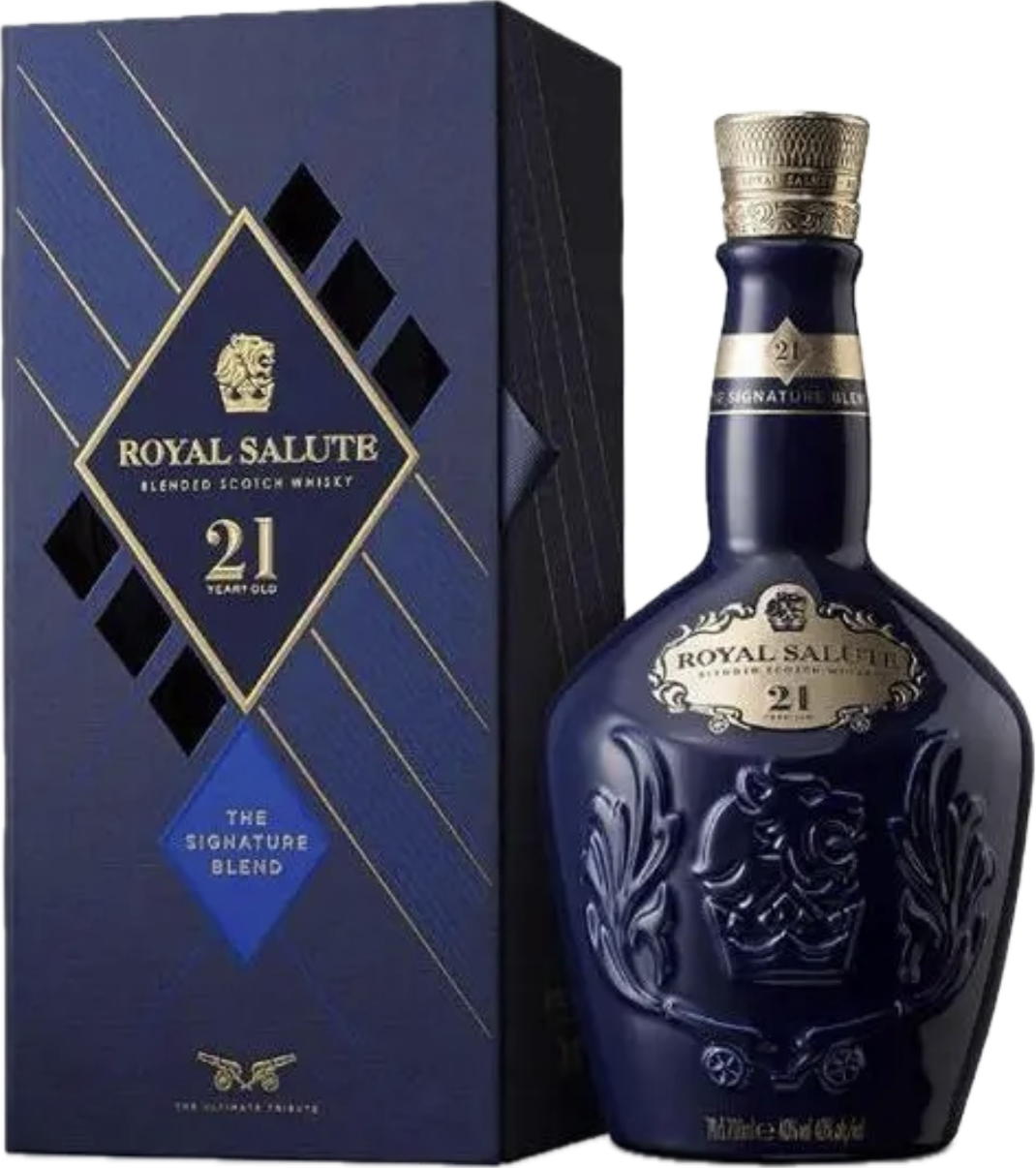Chivas Royal Salute 21 anos Azul